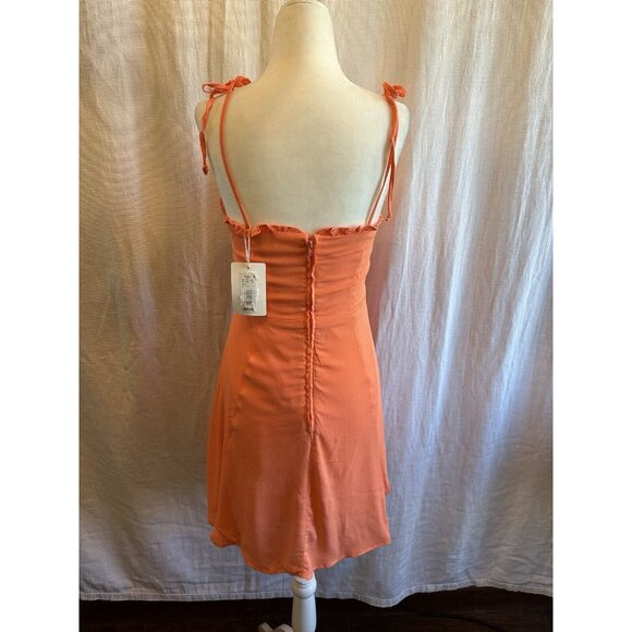 NWT Gianni Bini Dress Mango Orange Sz Small Adjustable Straps‎ Dillard’s - Picture 4 of 10